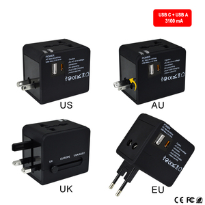 Produit phare <span class=keywords><strong>Amazon</strong></span> <span class=keywords><strong>Adaptateur</strong></span> de voyage USB 20w Pd <span class=keywords><strong>Adaptateur</strong></span> de voyage mural Multi Plug <span class=keywords><strong>Adaptateur</strong></span> de voyage universel - Product Image 2