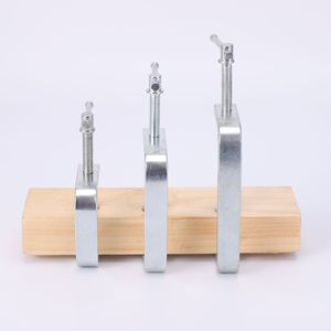 Abrazadera para Trabajos en Madera, Abrazadera Ajustable de Acero Galvanizado para Fijación de Tablas de Madera, Herramienta de Sujeción Resistente y Potente - Product Image 1