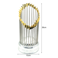 Ligue de Baseball M LB Championnat Alliage Trophée 12cm 30cm Jeu de Balle Trophée Mementoic Artisanat