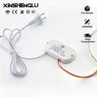 Interrupteur tactile haute tension XSL 200W AC 110-265V avec gradation CCT pour éclairage de meuble invisible, compatible avec le bois de 40mm, CE/RoHS