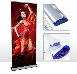Aluminio Roll Up <span class=keywords><strong>Banner</strong></span> Stand Display Producto promocional al aire libre Roll-up <span class=keywords><strong>Banner</strong></span> - Product Image 6