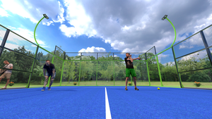 Pista de Pádel de Cristal Inmersiva Phuoc Thinh Ultra Transparente, Pista Libre de Barreras para Tenis de Pádel, Comercio Global - Product Image 3