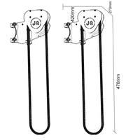 Machines de traction de corde de résistance magnétique rotative de gymnastique à la maison
