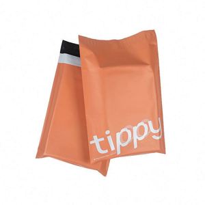 ถุงไปรษณีย์กันน้ำ LDPE ย่อยสลายได้ พิมพ์โลโก้ได้ตามต้องการ สำหรับเสื้อผ้าและบรรจุภัณฑ์สำหรับการจัดส่ง - Product Image 1