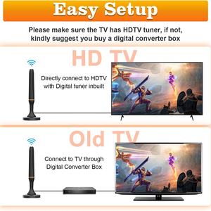 <span class=keywords><strong>Antena</strong></span> de <span class=keywords><strong>TV</strong></span> Portátil <span class=keywords><strong>para</strong></span> Interiores/Exteriores, <span class=keywords><strong>Antena</strong></span> <span class=keywords><strong>Digital</strong></span> Terrestre UHF de Alta Potencia <span class=keywords><strong>para</strong></span> Uso en el Hogar y al Aire Libre - Product Image 4