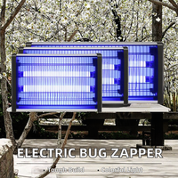 Lámpara Eléctrica Mata Insectos, Trampa para Moscas y Atrapa Insectos de Interior, Fuente de Luz LED, Color de Emisión Morado, Cuerpo de Plástico para Plagas de Insectos