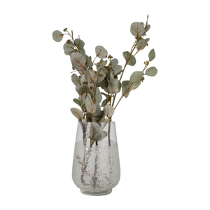 Vaso in vetro testurizzato per l'arredamento del soggiorno, decorazione per la casa, vaso per fiori per il bagno, la camera da letto, l'ufficio. - Product Image 3