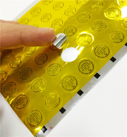 Autocollant logo hologramme personnalisé, étiquette autocollante de marque en aluminium, laser, anti-contrefaçon/anti-faux marque auto-destructrice