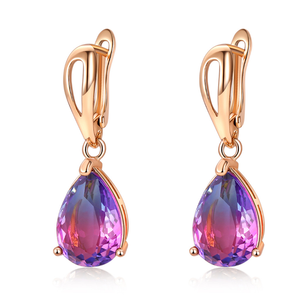 Version coréenne de <span class=keywords><strong>la</strong></span> populaire boucles d'oreilles nouveau élément simulation <span class=keywords><strong>gemme</strong></span> boucles d'oreilles - Product Image 3