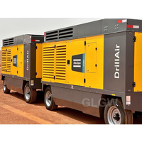 Atlas V900 V1200 V1260 cummins 364kw Construction 25bar Compresseur d'air diesel mobile pour le forage de puits d'eau