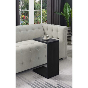Over 20 Years Factory Direct <b>C</b>-<b>Shaped</b> End <b>Table</b>, Simple Modern Black Chairside <b>Table</b> for Living Room - Product Image 2