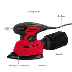 Offre Spéciale 110V 230V <span class=keywords><strong>ponceuse</strong></span> à souris électrique Portable 130W 14000 tr/min détail <span class=keywords><strong>ponceuse</strong></span> à paume pour le travail du bois - Product Image 2