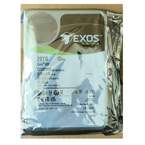 New Original Exos X20 ST20000NM007D 20TB 7.2K RPM 6Gb/s 3.5in Recertified Hard <b>Drive</b> - Product Image 1