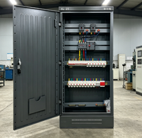 Gabinete de Distribución de Energía Industrial, Gabinete de Control PLC Personalizado, Panel de Maquinaria para Taller, Caja de Panel Eléctrico de Bajo Voltaje, Metálico