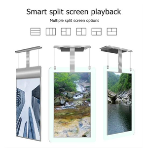 Afficheur numérique LCD <span class=keywords><strong>double</strong></span> face monté au plafond, 12V, haute luminosité, kiosque publicitaire intérieur pour centre commercial - Product Image 4