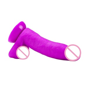 巨大なサイズの肉黒ピンク人工ペニスディルド大人のおもちゃゴムペニス - Product Image 3