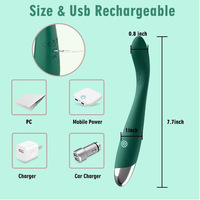Vibromasseur rechargeable pour point G pour femmes, compact, silencieux, motorisé, avec un bruit inférieur à 50 dB