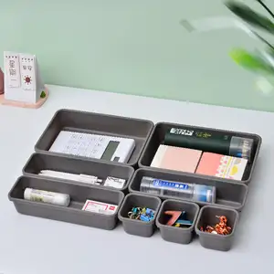 Boîte de rangement en plastique Pp pour petits objets, boîte de rangement de bureau pour le rangement des outils de cuisine et de maison