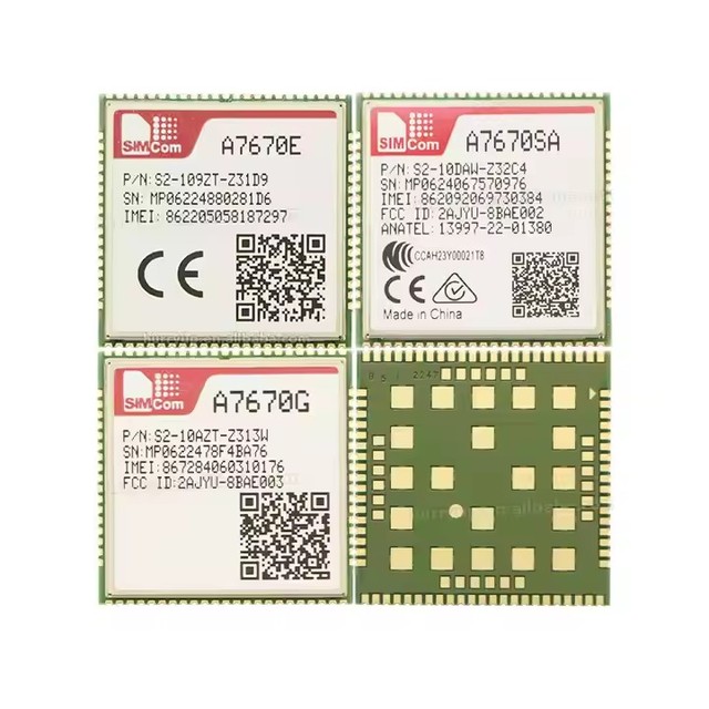 SIMCom A7670 Series A7670E A7670SA A7670G A7670C 4G LTE Module A7670E-FASE A7670E-LASE A7670SA-FASE A7670SA-LASE A7670G-LABE
