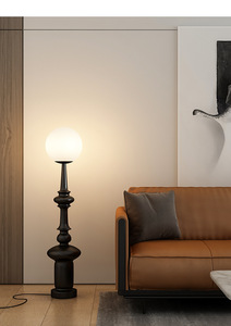Lampadaire italien vintage en aluminium, lampe LED moderne et luxueuse pour le salon, le canapé, la chambre à coucher, lampe de table sur pied - Product Image 3