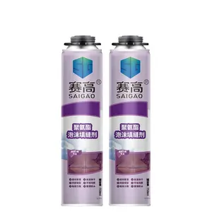 Saigao Pistool En Stro Type Verbruikende Polyurethaan Spray Pu Schuim Voor Breeuwen Voor Het Vullen Van Gaten