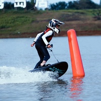 Planche de surf électrique à jet avec coque en fibre de carbone, moteur 12 kW, vitesse de 60 km/h, 1 personne, batterie au lithium amovible rapide, à vendre