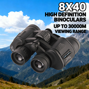 Jumelles 8x40 Porro Bak7 40mm Grand Oculaire pour les Amateurs de Plein Air Photographes Safari Exploration - Product Image 5