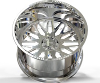 Jantes forgées tout-terrain personnalisées pour camion 22x12 24x14 26x14 à profil profond 6x139.7 pour F250 F350 Silverado 2500 Ram