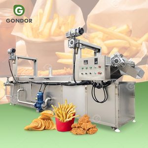 Friteuse professionnelle électrique et à gaz pour poulet entier, viande fritée, peau de porc, avec système de filtration - Product Image 1