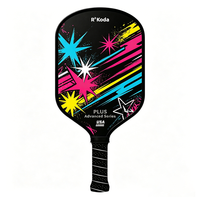 Vente en gros de raquettes de pickleball en fibre de verre durables et portables de 16 mm avec noyau en nid d'abeille en PP, légères, fourniture d'usine