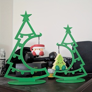 Decoración de Árbol de Navidad, Árbol de Navidad Impreso en 3D para Escritorio con Ganchos para Regalos Pequeños, Bolas, Decoración para el Hogar, Fiestas y Festivales - Product Image 3