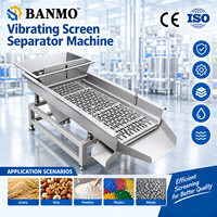 BANMO Terbaru Saringan Getar Linear Stainless Steel 2-5 Outlet Multi-Grade untuk Bubuk & Granul Presisi Tinggi