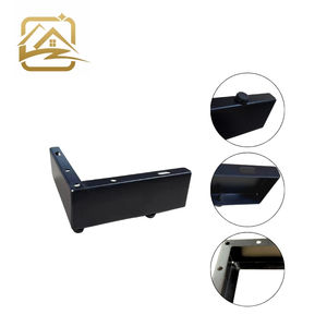 Patas de sofá de fábrica, sólidas, de 6 cm, cromadas, en forma de L, dos en uno, patas metálicas para sofá, patas de hierro de repuesto para sofá cama y armario - Product Image 2