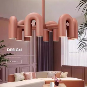 Modern U Shape Chandelier LED Pendant Light For Living Room Bedroom Home Decor Design - Product Image 1