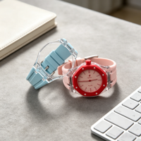Jettda - Correa de Reloj de Silicona Transparente para Swatc X AP Royal Pop 3 12oclock, Estilo Deportivo