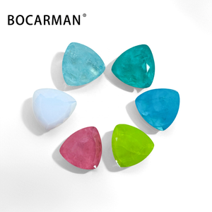 BOCARMAN Kırmızı Füzyon Gevşek Taş |   Görünür Kristal Damarlı Armut Şekli, Fabrika Toptan Toptan Satış Takı Yapımı Malzemeleri - Product Image 4