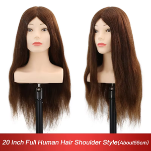 Tête de mannequin afro-américaine pour la pratique en salon, la formation en coupe de cheveux et tressage pour les écoles de coiffure ou la formation en stylisme - Product Image 2