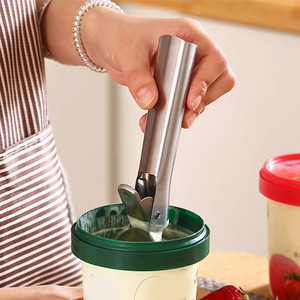 Stainless Steel Ice Cream Scoop Easy Release Manual Dessert Spoon For Fruit And Ice Cream - Product Image 4