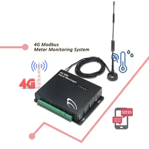 冰箱冰箱Gsm短信温度报警脉冲计数器Modbus 4g报警信使家庭安全保护