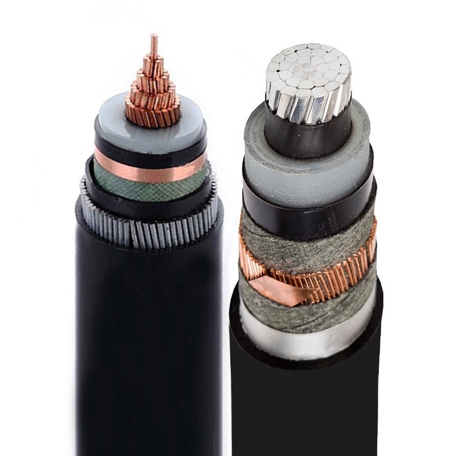 XLPE Insulated Aluminum Copper High Voltage Cable 200kv 10m 30kv 60kv 10kv 20kv Silicone Price List