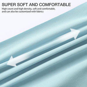 200tc 100% coton draps de lit respirant roi reine taille drap de lit coton blanc hôtel couette housse de lit ensemble pour drap de lit - Product Image 2