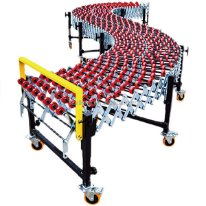 X-YES Flexibele Handmatige Telescopische Transportbaan Transportbaan Tafel Zwaartekracht Roller Transportbaan - Product Image 1