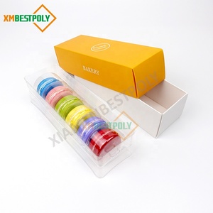 Tùy chỉnh in 6 cái pháp Macaron giấy bao bì Hộp Quà Tặng thiết lập cho món tráng miệng Cookie hộp - Product Image 3