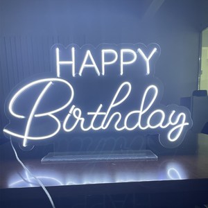 ไฟตัวอักษรสุขสันต์วันเกิดไฟนีออนแมรี่ฉันไฟ LED ส่องสว่างข้อเสนอวันเกิดไฟนีออนสำหรับตกแต่งผนังงานปาร์ตี้ - Product Image 2