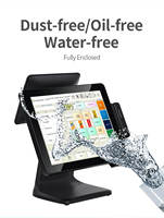 Terminal POS Layar Sentuh Taixun 15 inci untuk Restoran - All-in-One dengan CPU Quad Core, RAM 4GB/8GB, SSD 128/256GB, HDD 500GB, Windows 10/11