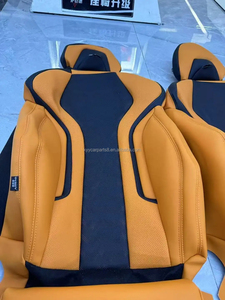 <span class=keywords><strong>Coprisedili</strong></span> in Pelle su Misura per <span class=keywords><strong>BMW</strong></span> <span class=keywords><strong>Serie</strong></span> 7 5 3 <span class=keywords><strong>1</strong></span> X5 X3 X1 E46 E90 E60 F30 F10 E39 F20 G20, Set per 5 Posti - Product Image 1