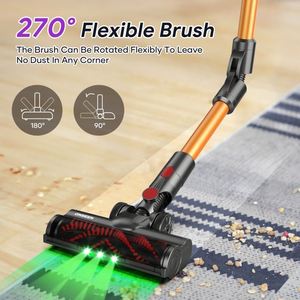 Aspiradora de mano inalámbrica M81 de 4 y 1, tipo ciclón alimentado por batería recargable para el hogar, coche, garaje, función para el cuidado del suelo - Product Image 3