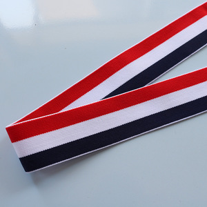 Supply Golden Supplier Yellow Elastic Rubber Band Reasonable Price Elastic Band Polyester 1.5 <strong>Inch</strong> Striped Elastic - Product Image 4