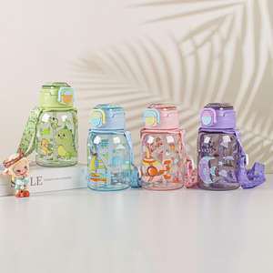 Botella Deportiva Térmica Infantil <span class=keywords><strong>de</strong></span> 600 ml, Antiderrames, con Tapa y Pajita, Reutilizable y Ecológica para el Regreso a Clases - Product Image 6