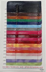 Láminas de Cuero Artificial Ecológico con Estampado de Cocodrilo en Varios Colores Vibrantes - Product Image 6